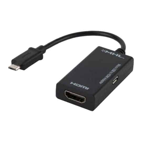 Griffin Slinky MHL to HDMI adapter Micro-B to HDMI 1080P